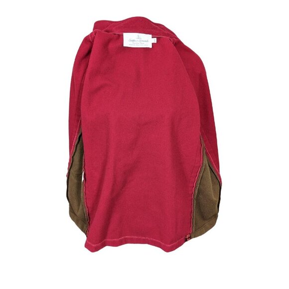 Vintage Wool Blend Womens L Vest Suttles Seawinds Vicki Lynn Bardon Red Canada - Picture 5 of 8